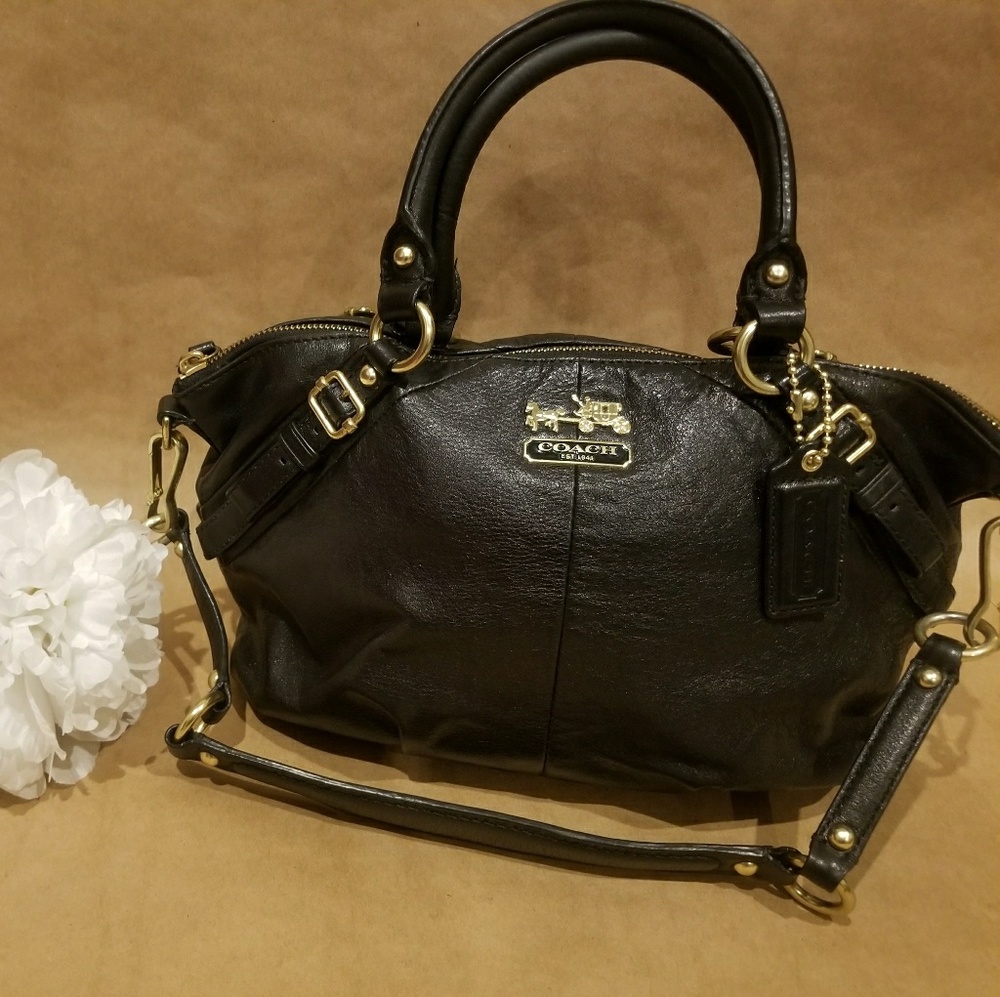 COACH...Sophia leather satchel